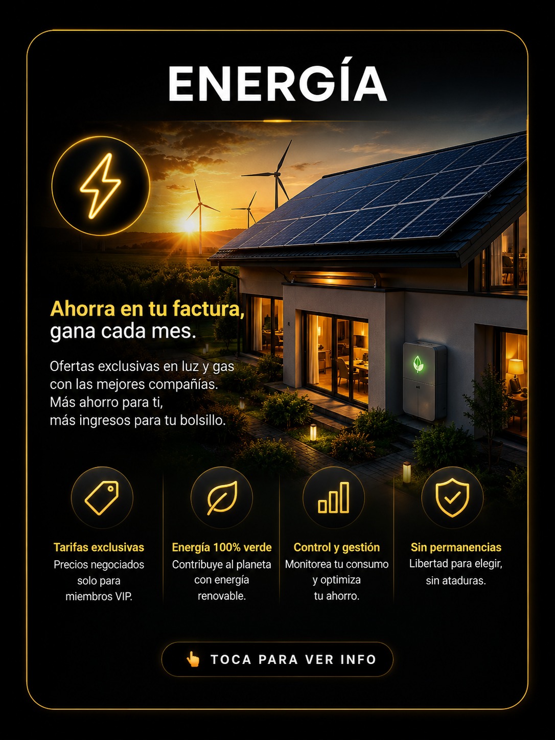 servicio de energía